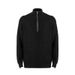 Roaring Beast Solid Color Oversized High-Neck Half-Zip Sweater, Cozy & Relaxed Knit Pullover For Men & Women_viptrois.com