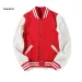 Men's Cotton Baseball Jacket Slim Fit, Casual Varsity Style, Short Sleeve, Navy Blue, Black, Red, Bury, Blue - Spring_viptrois.com