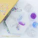 Arte Clavo Magic Color Mermaid Round Glass Crystal Bead Used for Nail Art Microbeads 3D Flat Back Nail Art Decoration Accessory_viptrois.com