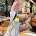 PU Leather Rope Bow Bag Keychain Pendant Fashionable All Match Bag Chain Pendant Accessories_viptrois.com