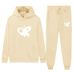 Men's Clothing 2025 Autumn And Winter New American Butterfly Print Unisex Hoodie Plus Velvet Thickened Casual Sports Suit_viptrois.com