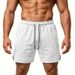 Men's Plus Size Quick Drying Mesh Sports Shorts Summer Outdoor Running Capri Pants American Style_viptrois.com