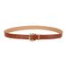 New style women's bamboo alloy pin buckle casual versatile thin belt clothing matching belt jeans belt _viptrois.com