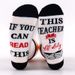 Cotton mid-tube socks sole letter jacquard leisure sports socks creative socks_viptrois.com