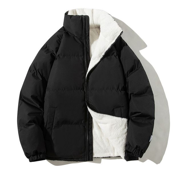 Men’s Winter Puffer Jacket – Lightweight Quilted Coat, Stand Collar, Zipper Closure, Loose Fit, Machine Washable (M-4XL)_viptrois.com