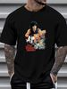 Jackie Chan The Young Master Kung Fu T Shirt Regular Fit White Soft Homme Versatile Fashion Comfortable Casual Graphic Streetwear Summer_viptrois.com