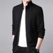 Pure Pure Spring And Autumn Casual Stand Collar Men's Trendy Loose Plus Size Zipper Cardigan Sweatshirt Versatile Baseball Jacket_viptrois.com