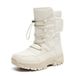 Men's Big & Tall Winter Snow Boots | Waterproof Insulated Mid-Calf Arctic Boots With Ankle Support_viptrois.com