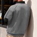Men's Stand Up Collar Casual Sports Color Matching Zipper Embroidery Long Sleeved Henry Fashion Street Sweatshirt_viptrois.com
