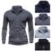 Men's Clothing wsih men's retro sweatshirt sports cardigan fleece zipper jacket_viptrois.com