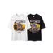 Men's Clothing Men's Wear Heavy Camping Bear Printed T Shirt 2025 Spring And Summer New American Loose Casual Short Sleeve_viptrois.com