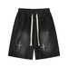 Men's Clothing Ripped Design Jeans Loose Lazy Feeling Pants_viptrois.com