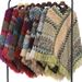Women's Shawls Colorful Ethnic Style Pullover Poncho Women's Acrylic Knitted Cloak Warm Autumn And Winter Shawl_viptrois.com