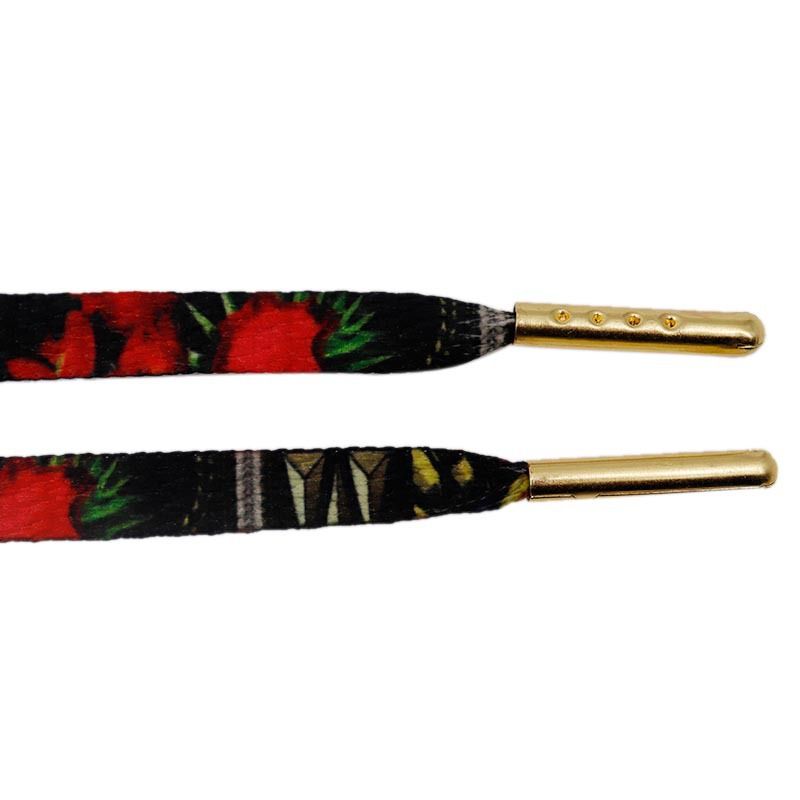 Shoelaces Fashionable Animal Pattern Flat Polyester Shoelaces 0.8cm Suitable For Canvas Shoes, Sneakers And Casual Shoes_viptrois.com