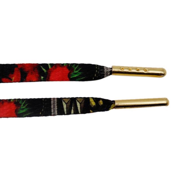 Shoelaces Fashionable Animal Pattern Flat Polyester Shoelaces 0.8cm Suitable For Canvas Shoes, Sneakers And Casual Shoes_viptrois.com