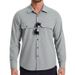 Men's UPF 50+ Sun Protection Shirt – Quick-Dry & Cooling Outdoor Travel Long Sleeve (S-XXXL, Multi-Color)_viptrois.com