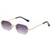 S31454 Square Sunglasses For Women – Trendy Fluorescent Green Small Frame, Internet Celebrity Style_viptrois.com