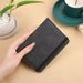 Women's RFID Blocking Travel Wallet - PU Leather Passport Holder & Card Organizer (Multi-Function Document Pouch)_viptrois.com