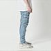 Men's Cargo Brand Slim Fit Skinny Jeans Korean Style Trendy Personality Jogger Ins Tight Pocket Pants_viptrois.com