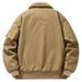 Men's Clothing Autumn And Winter New Style Lambskin Jacket Workwear Men's Plus Velvet Thickened Cotton Coat Warm Lapel Cotton Casual Cotton Coat_viptrois.com