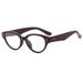 Popular Cat Eye Rice Nail Small Frame Sunglasses Running Volume Plastic Teeth Men And Women Street Shooting Sunglasses Version_viptrois.com