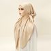 Women's Scarves New Style Polyester Satin Headscarf Hat Women's Full Head All Match Fashion Elastic Ethnic Hat_viptrois.com