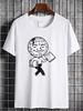Orbit Magazine 1990 Vintage Men's T-Shirt Casual Designer Clothes Unisex Fashion Graphic Versatile Stylish Streetwear Top For Everyday Wear_viptrois.com