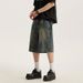 Men's Clothing Summer New Washed Denim Shorts Loose Casual Versatile Shorts Trendy High Street Straight Shorts_viptrois.com