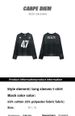 2026 American Street Long-sleeved T-shirt Women's Loose And Thin Simple And Versatile Washed Old Letter Printing Design Top_viptrois.com