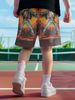 Unbeatable Quality Creative And Personalized Skull Print Men's Plus Size Beach Fitness Running Sports Basketball Shorts_viptrois.com