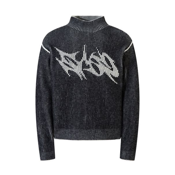 Jiayku Men's Clothing 2026 New High Street American Retro Turtleneck Sweater Double-sided Wear Autumn And Winter Warm Knitted Sweater_viptrois.com