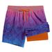 Men's Clothing Hot Selling Gradient Men's Beach Thin Quick Drying Pants Can Be Used In The Water Beach Shorts Four Point Double Layer Beach_viptrois.com