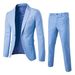 Cross Border Foreign Trade Men's Suits European And American Casual Suits And Trousers Two Piece Wedding Dinner Suit Jacket Men_viptrois.com