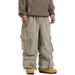 Unisex Waterproof Snow Pants With Multiple Pockets - Windproof & Breathable Corduroy Ski Trousers For Men & Women_viptrois.com