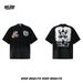 Men's Clothing Summer Heavy Washed Gradient Short Sleeve Logo Smiley TV Personalized Design T shirt Couple _viptrois.com