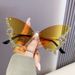 2024 Internet Celebrity Frame With Diamond Inlaid Butterfly Glasses For Women's High-end Sunglasses, UV Resistant_viptrois.com