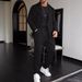 Men's Clothing Four Seasons Trend High Quality Solid Color Suit Trousers Set WL008 MR7_viptrois.com