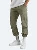 Men's Cargo Drawstring Multi-pocket Casual Pants_viptrois.com