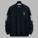 Men's Clothing T Shirt Men's Autumn And Winter Ins Trendy Brand Loose Thickened Casual Bottoming Shirt Young Students Printed Round Neck Sweatshirt_viptrois.com