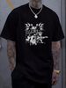 New Cat Band Shirt Cats Playing Guitar T-shirt Cotton Shirt AN438 Homme Fashion Unisex Top For Everyday Wear Graphic Soft Versatile Streetwear_viptrois.com