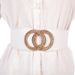 Special Sale High Waist Women Elastic Fashion Stretch Wide Waistband New Casual Skirt Decorative Belt_viptrois.com