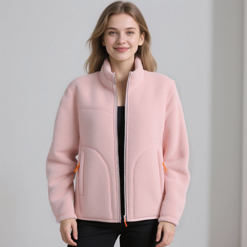 Men's Clothing Double Sided Wear Couple Fleece Jacket Women Autumn And Winter Plus Velvet Thick Polar Fleece Warm Top Men's Coral Fleece Jacket_viptrois.com
