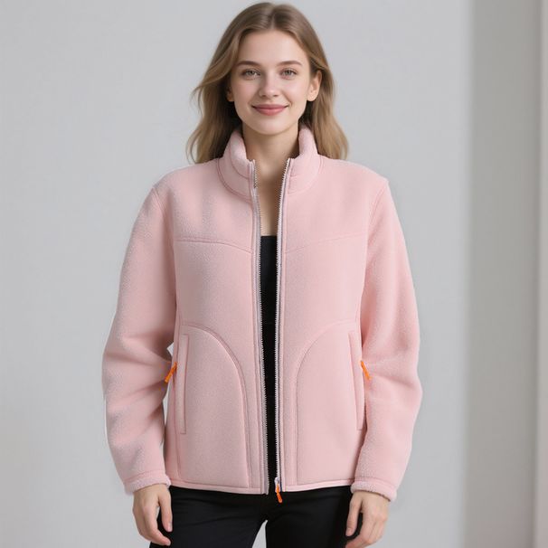 Men's Clothing Double Sided Wear Couple Fleece Jacket Women Autumn And Winter Plus Velvet Thick Polar Fleece Warm Top Men's Coral Fleece Jacket_viptrois.com