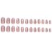 Nail Flower Wear Nail Light Color Nail Patch Wear Nail Finished Nail Piece Ins Wind Fine Flash 24 Pieces_viptrois.com