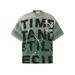 Men's Clothing New Retro Inkjet Heavy Washed Fashion Men's Short Sleeve Dopamine Girls' Half Sleeve Couple Cotton T Shirt_viptrois.com