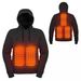 USB Heated Hoodie For Men - Winter Electric Heating Sweatshirt With Fleece Lining, Zip-Up Thermal Jacket For Outdoor, Commuting (Black/Grey, S-5XL)_viptrois.com