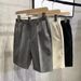 Men's Summer Trendy Brand Sports Casual Shorts Loose Large Size Five Point Pants Thin Design Niche_viptrois.com