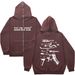 Hoodie Sweatshirt Gothic High Street Full Zipper Oversized Unisex Streetwear Y2 Jacket_viptrois.com