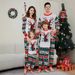 Christmas Santa Deer Snowflake letter striped Christmas family dress printed homewear_viptrois.com