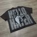 Men's Clothing T Shirt Men's Gothic Graphic Print Punk Street Crew Neck Oversized Short Sleeve Top T Shirt_viptrois.com